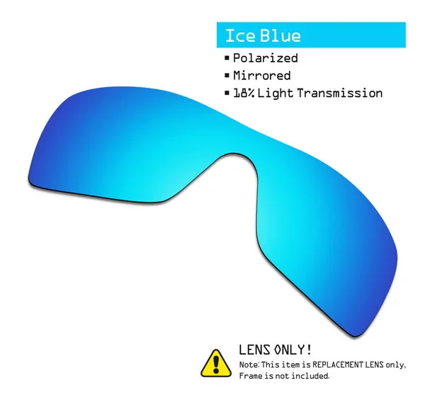 SmartVLT Polarisierte Ersatzgläser für Oakley Batwolf Sonnenbrillen - Mehrere Optionen