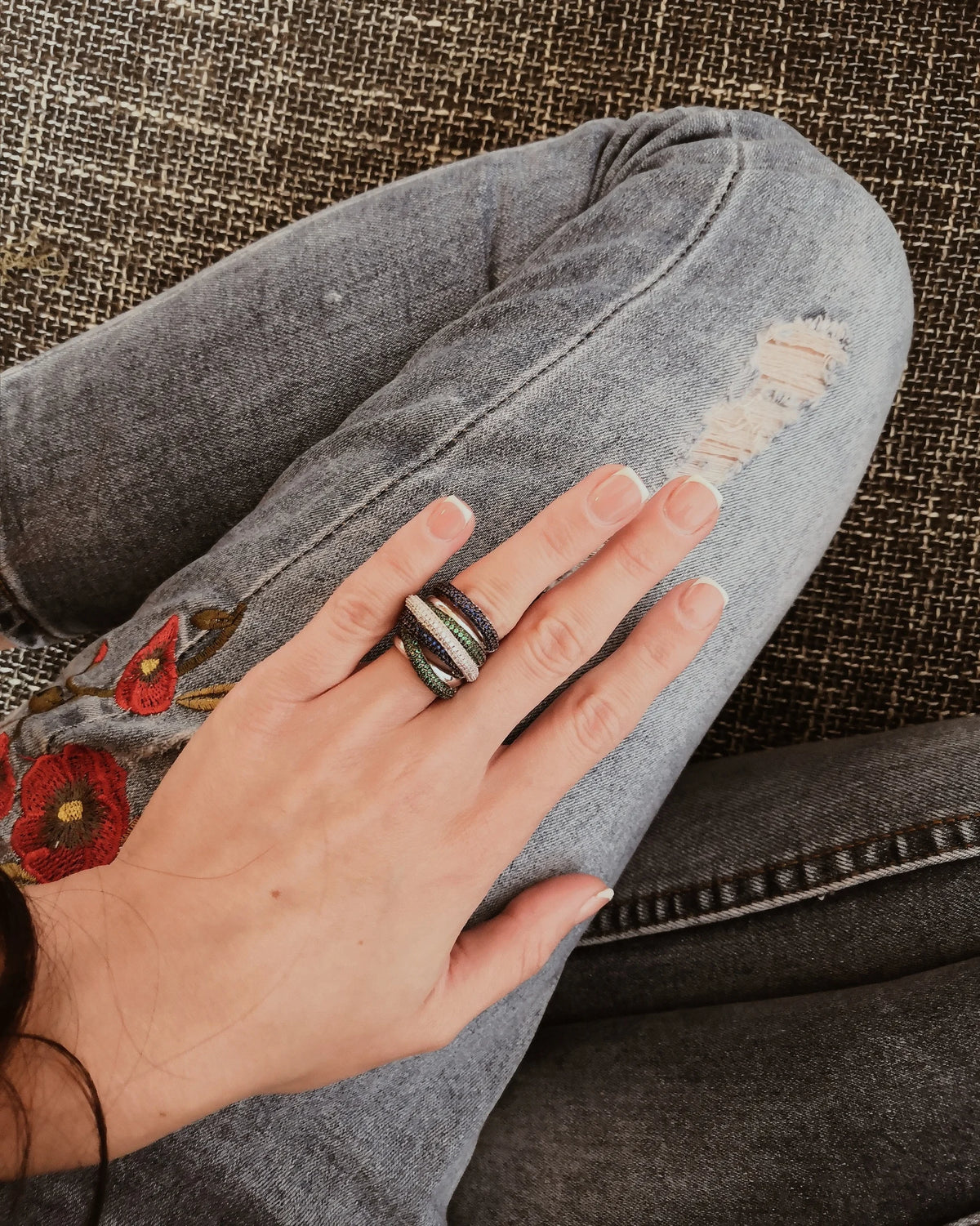 GODKI Monaco Design Luxury Statement Stackable Ring for Women Wedding Cubic Zircon Engagement Dubai Punk Bridal Top Finger Rings