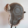 Winter Ushanka Hat Men Women's Pilot Aviator Trapper Hat Faux Fur  PU Leather Snow Cap With Ear Flaps