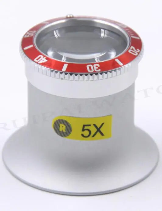 Lupa de calidad premium 3x/5x/10x/20x para coleccionistas de relojes, series RLX SubMariner y GMT