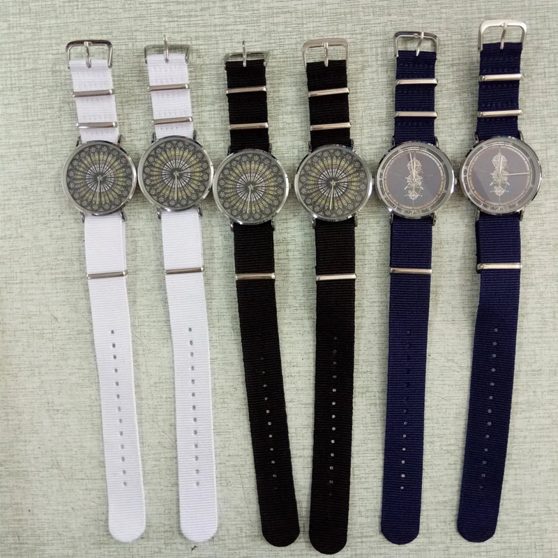 D-0000 Custom Your Design Photo Blank Watches Face Company Brand Name Engraved on Back Case and Buckle Watch