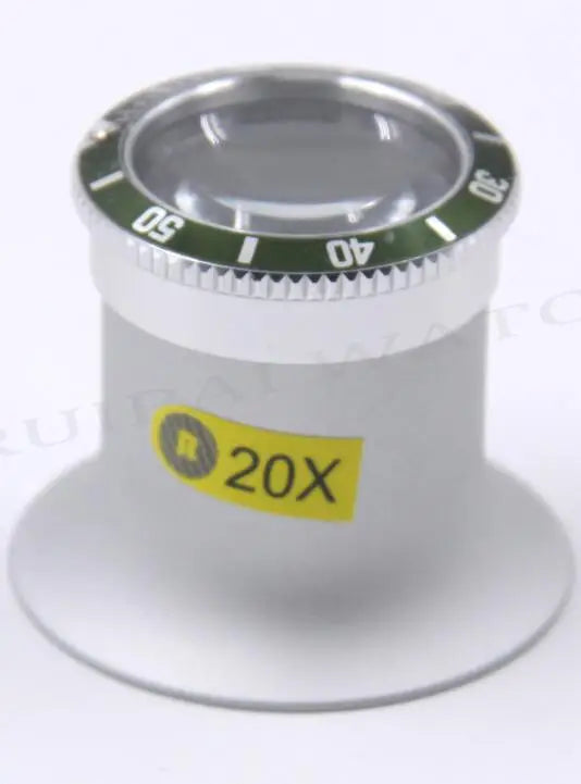 Lupa de calidad premium 3x/5x/10x/20x para coleccionistas de relojes, series RLX SubMariner y GMT