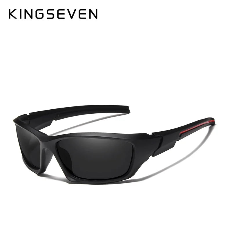 KINGSEVEN Modne polaryzacyjne okulary przeciwsłoneczne UV400 męskie do jazdy na rowerze luksusowa marka designerskie vintage okulary do jazdy gogle przeciwsłoneczne