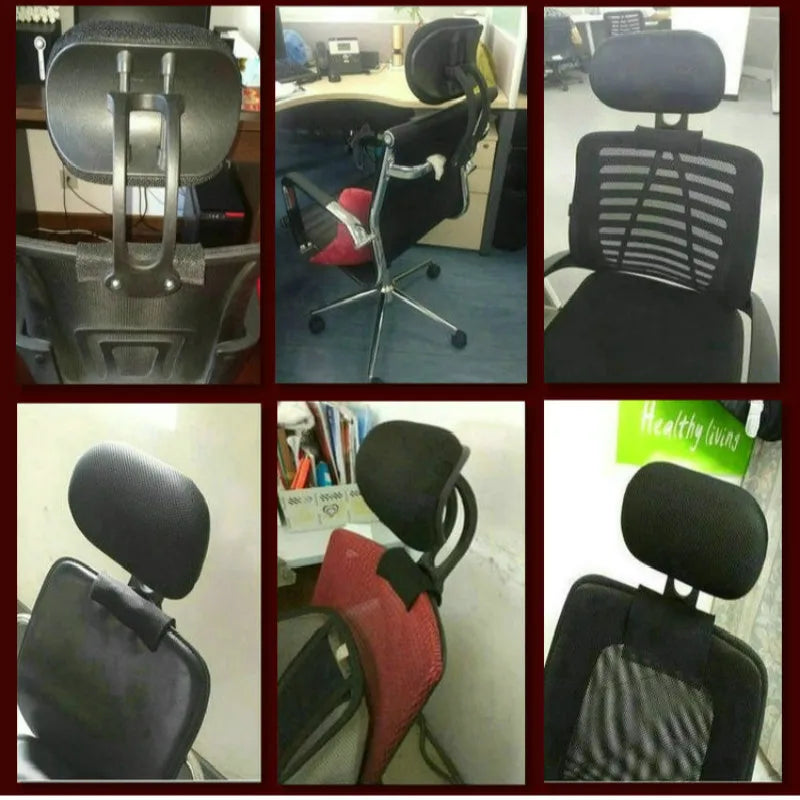 Office Computer Chair Headrest Adjustable Swivel Lifting Chair Neck Protection Pillow Office Chair Accessories Free Installation