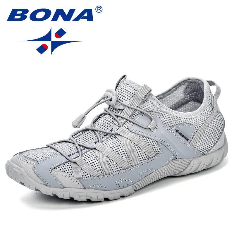 BONA sommarsneakers, skor för män, fritidsskor, moderiktiga herrskor, bekväma fritidsskor för vuxna