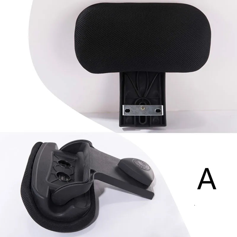 Reposacabezas para silla de oficina, accesorio ajustable para silla de ordenador giratoria y elevable, protección cervical, instalación sin herramientas