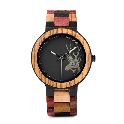 Reloj para mujer BOBO BIRD de madera para parejas, hombres y mujeres, regalo especial de aniversario, cumpleaños o San Valentín, reloj de pulsera personalizado, dropshipping