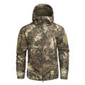 Chaqueta táctica de softshell Mege Shark Skin para hombre, impermeable, forro polar, cortavientos, 4XL
