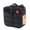 TACTIFANS First Aid Pouch Patch Bag Molle Hook and Loop Amphibious Tactical Medical Kit EMT Emergency EDC Rip-Away Survival IFAK