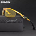 Night Vision Driving Glasses Men Night Driver Goggle Men Sunglasses for Night Vision Lens Aluminium Alloy Night Sunglasses Men