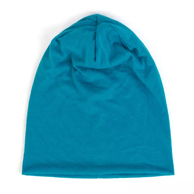 Spring Women Men Unisex Solid Color Slouchy Beanie for Women Fashion Man Caps Turban Skullies Beanies Female Hats Elastic