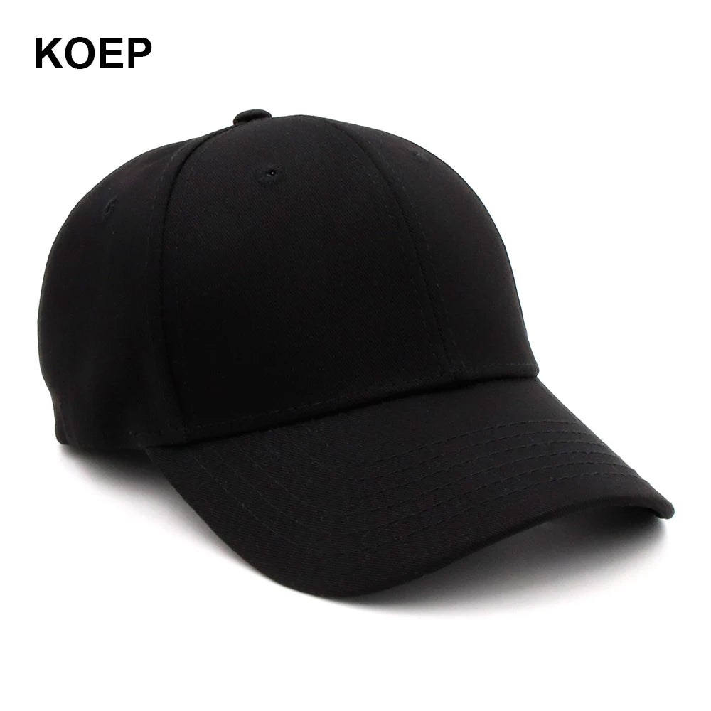KOEP SOA Black Hats Sons of Anarchy for Reaper Crew Fitted Baseball Cap Women Letters Embroidered Hip Hop Hat for Men