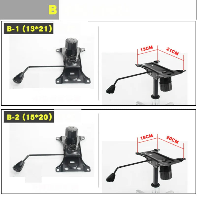 Office Chair Accessories Thicken Strong Computer Chair Stool Tray Lifted and Reclining Chair Board Support Swivel Chair Chassis