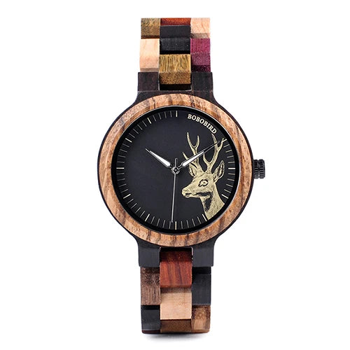 Reloj para mujer BOBO BIRD de madera para parejas, hombres y mujeres, regalo especial de aniversario, cumpleaños o San Valentín, reloj de pulsera personalizado, dropshipping