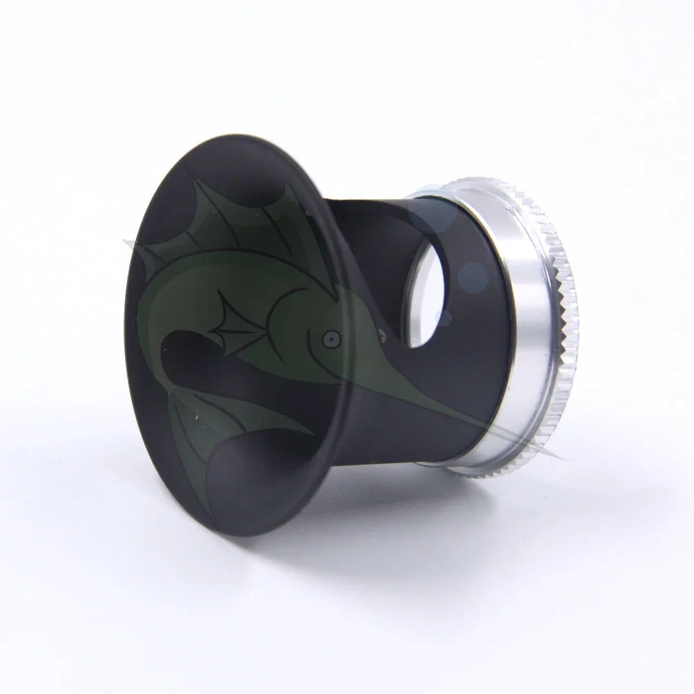 Lupa de cristal ultra transparente de 3X 5X 10X 20X con cuerpo de aleación de aluminio, herramienta de reparación de relojes para relojeros