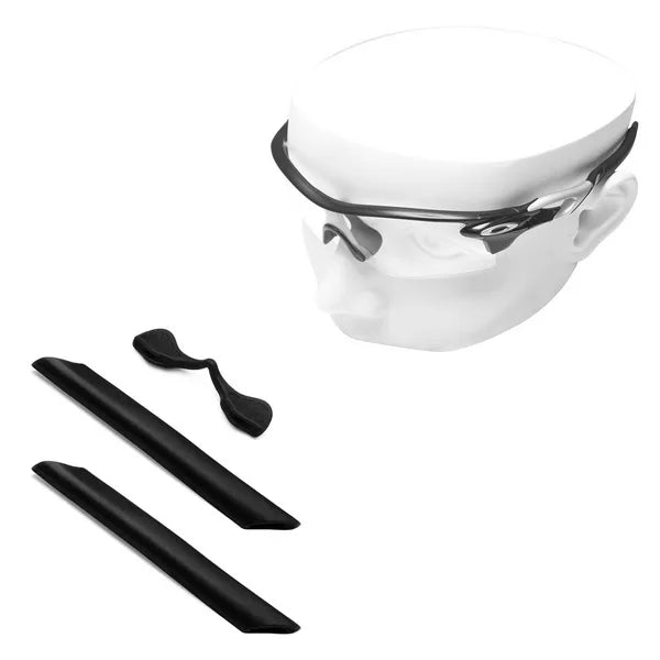 Kits de gomas OOWLIT: almohadillas nasales y fundas para varillas para gafas de sol Oakley RadarLock Path OO9181