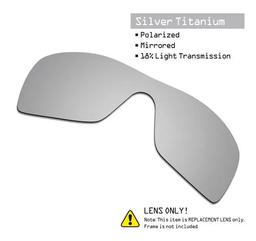 SmartVLT Polarisierte Ersatzgläser für Oakley Batwolf Sonnenbrillen - Mehrere Optionen