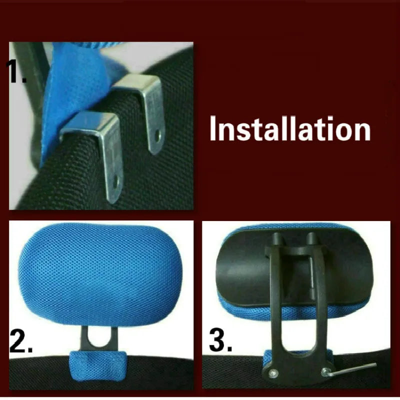 Office Computer Chair Headrest Adjustable Swivel Lifting Chair Neck Protection Pillow Office Chair Accessories Free Installation