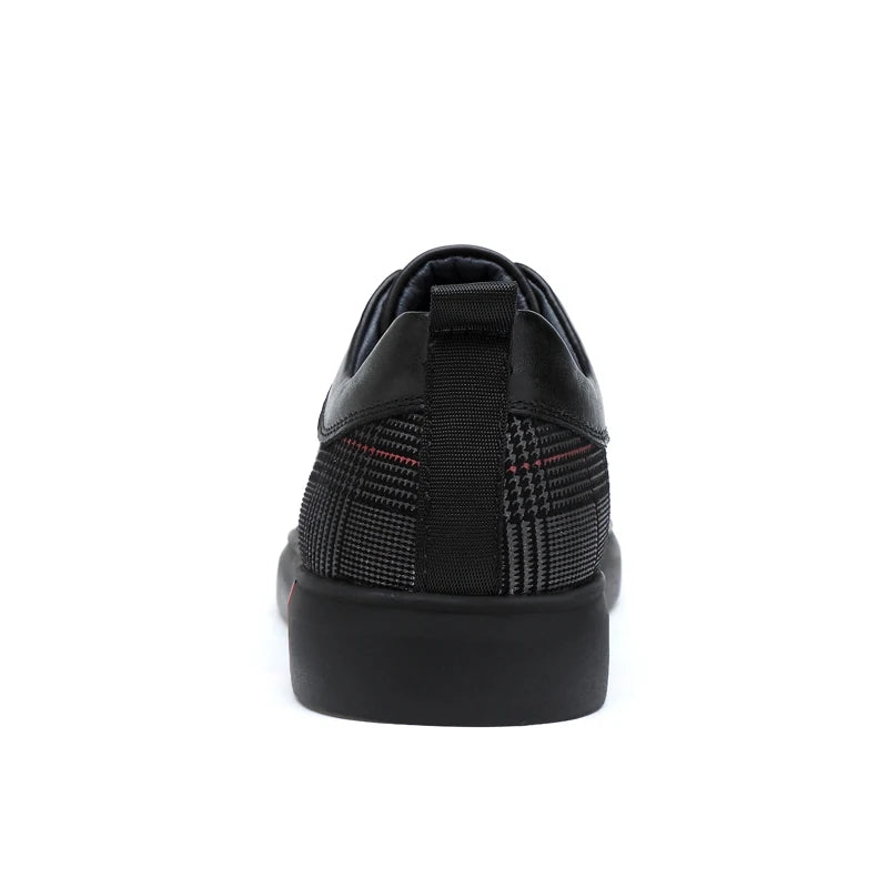 Genuine Cow Leather Men Shoes Fashion Handmade Top Quality Men Flats Male Casual Shoes Zapatos Hombre Lace-Up Black Size 36-46