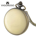 Black Alloy Vintage Anti Pocket Watch Steampunk Double Hunter Mechanical Skeleton Pocket Watch Chain Anniversary Gift