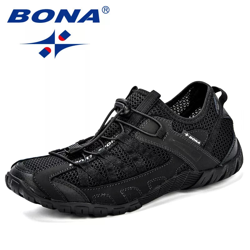 BONA sommarsneakers, skor för män, fritidsskor, moderiktiga herrskor, bekväma fritidsskor för vuxna