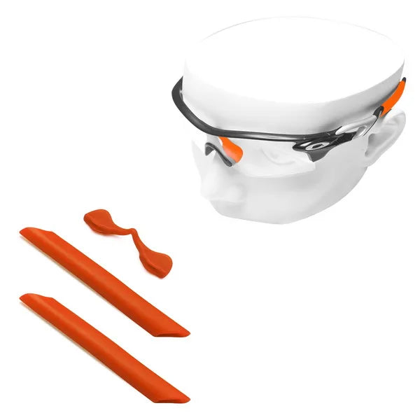 OOWLIT Gummisatser Näskuddar & Öronstrumpor För-Oakley RadarLock Path OO9181 Solglasögon
