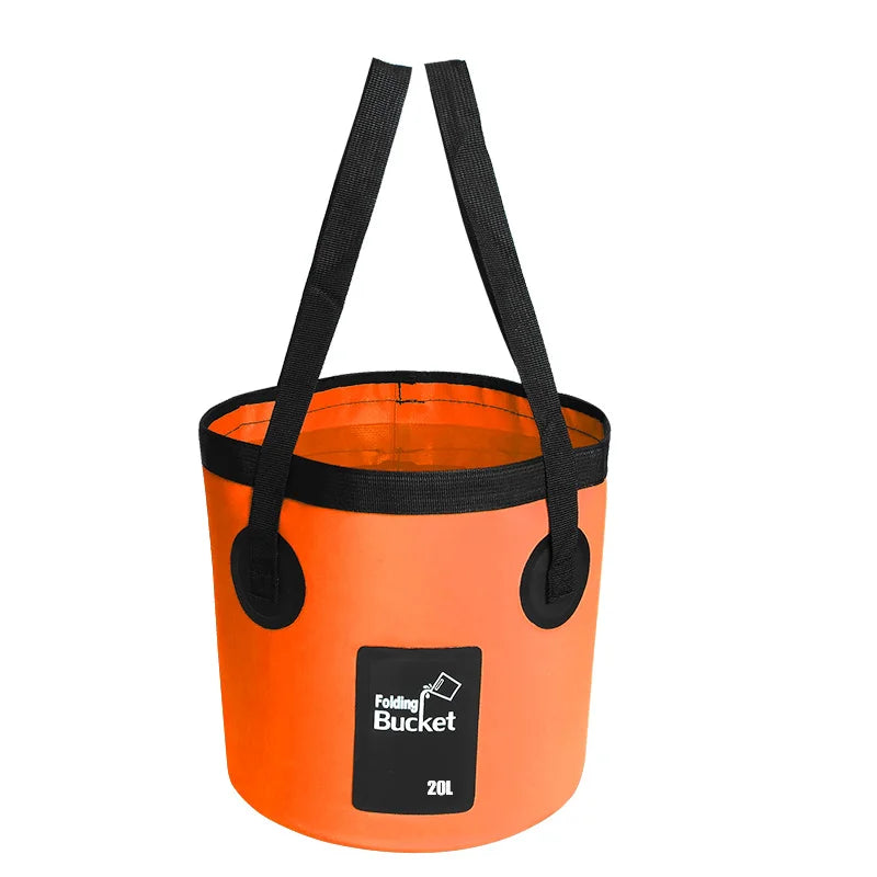 12L 20L Folding Foldable Collapsible Sink Washbasin Bucket Wash Basin Camping Water Pot Bag Container Car Fishing Hiking