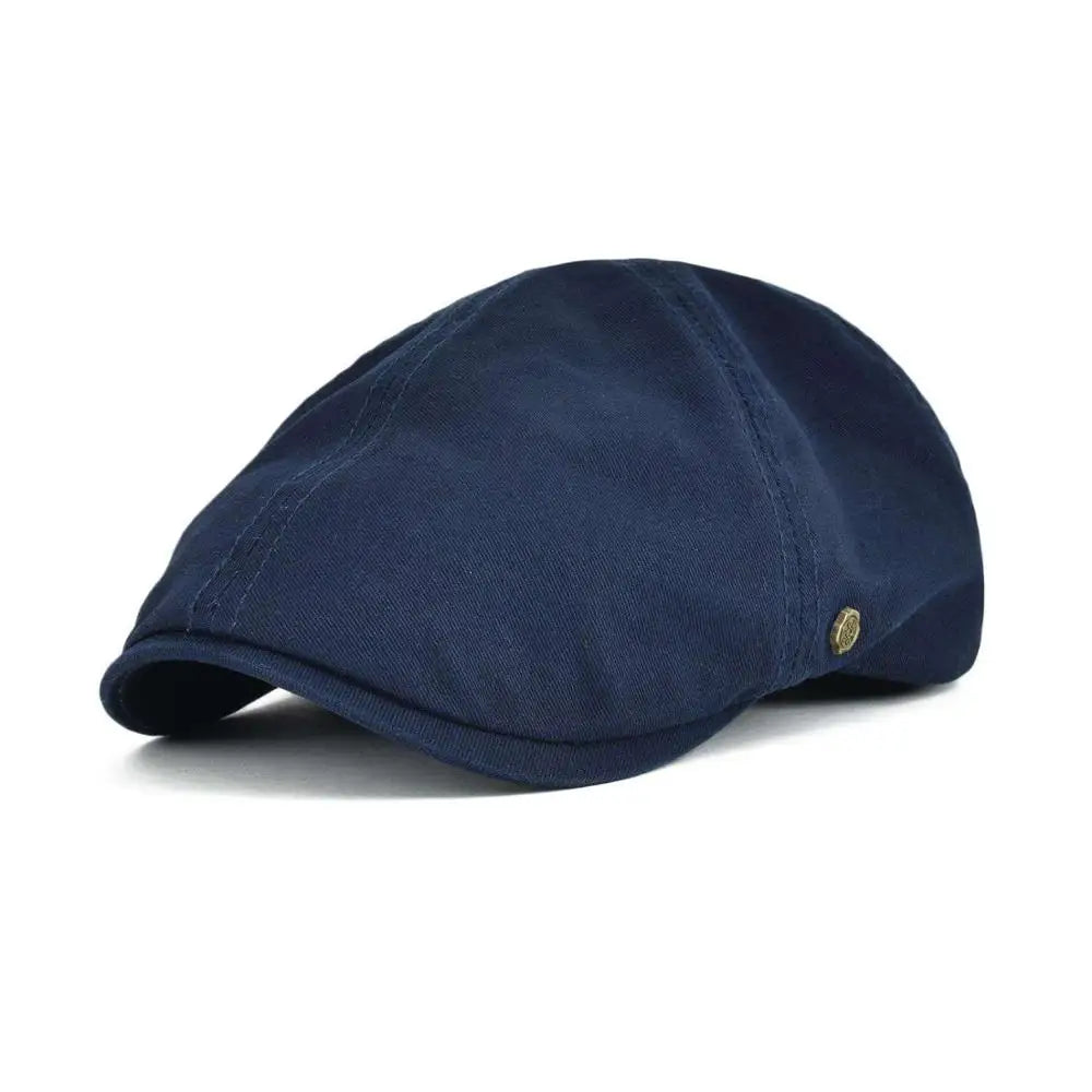 VOBOOM Casquette plate classique en coton pour hommes et femmes, style gavroche, béret décontracté de couleur unie ou camouflage pour toutes les saisons