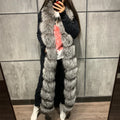 Fur Sweater Natural Fur Sweater Long 120-125cm Length Fur Cardigan