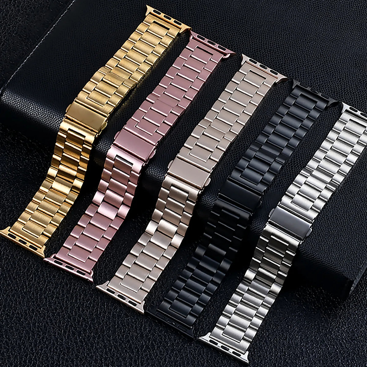 Pasek ze stali nierdzewnej do Apple Watch S10/11 42MM 46MM metalowa bransoleta do iWatch 5 6 SE 7 8 9 41MM 45 44mm 40 49MM Ultra