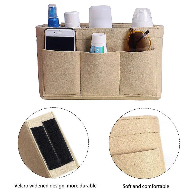 Make Up Organizer Insert Bag for Handbag, Travel Inner Purse Portable Cosmetic Bag, Fit Cosmetic Bags Fit Speedy Neverfull