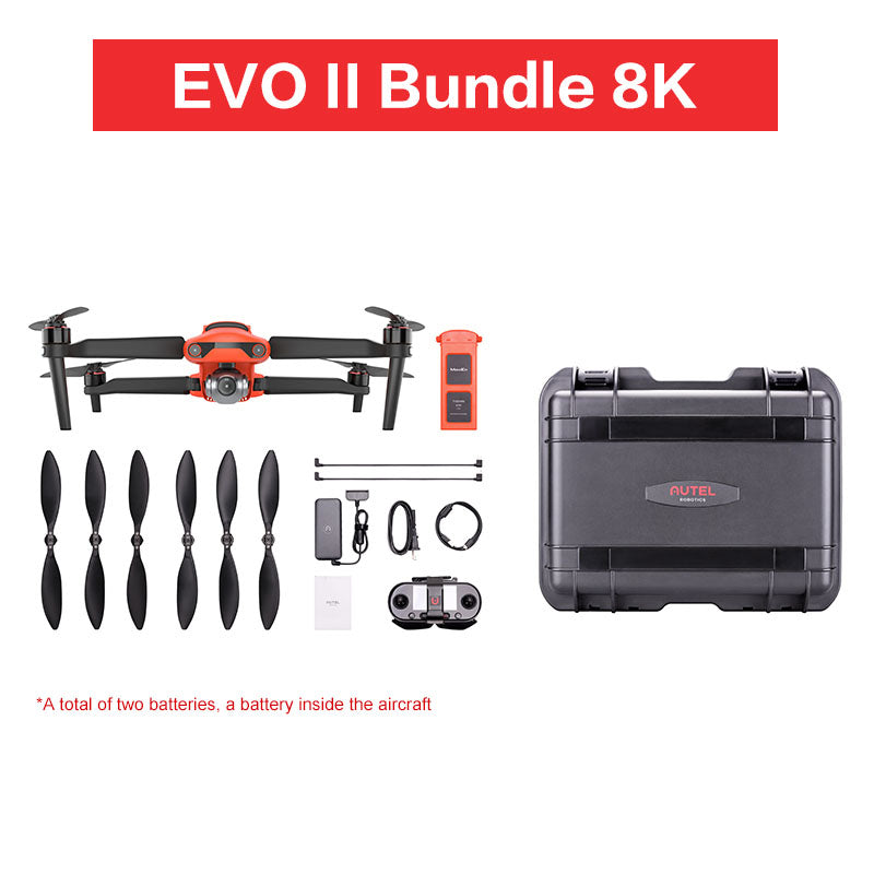 Dron profesional Autel Robotics EVO 2 con cámara 8K HD, GPS, batería de 7100 mAh y disparo por gestos