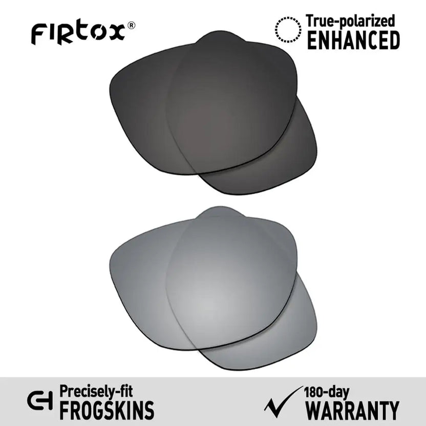 Firtox True UV400-polariserade ersättningslinser för Oakley Frogskins OO9013 solglasögon (endast kompatibla linser) - flera färger