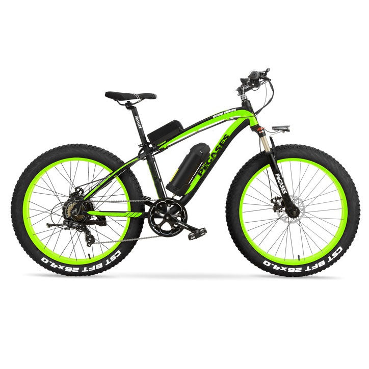 Envío gratuito al Reino Unido: Bicicleta eléctrica plegable de 26 pulgadas, neumático grueso, 27 velocidades, para playa, nieve y montaña, 48V 16Ah, 1000W / 1500W Ebike
