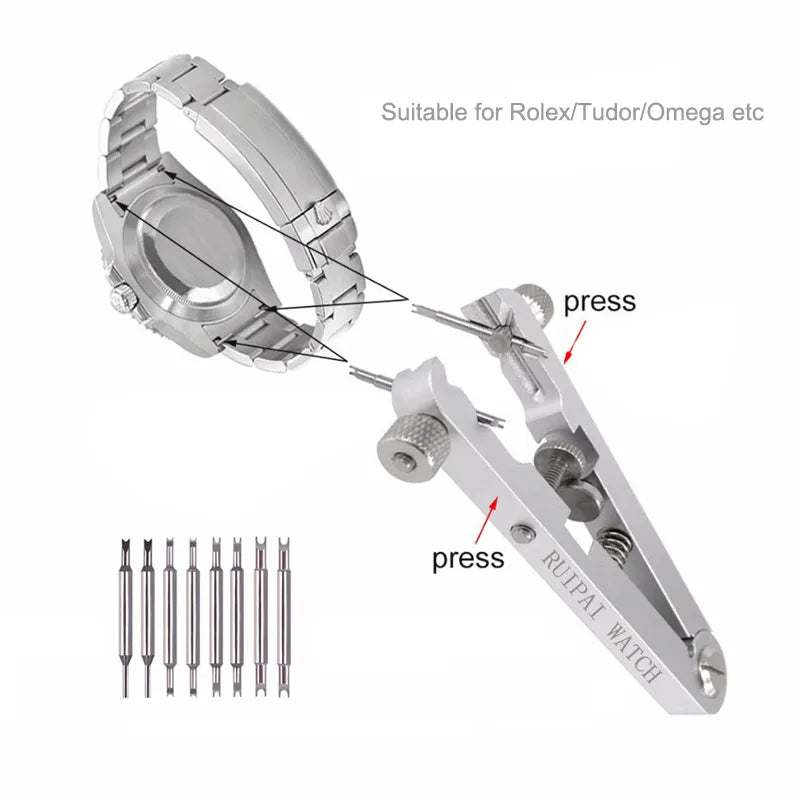 Watch Bracelet Pliers 6825 Standard of Spring Bar Remover Watch Bands Repair Removing Tool