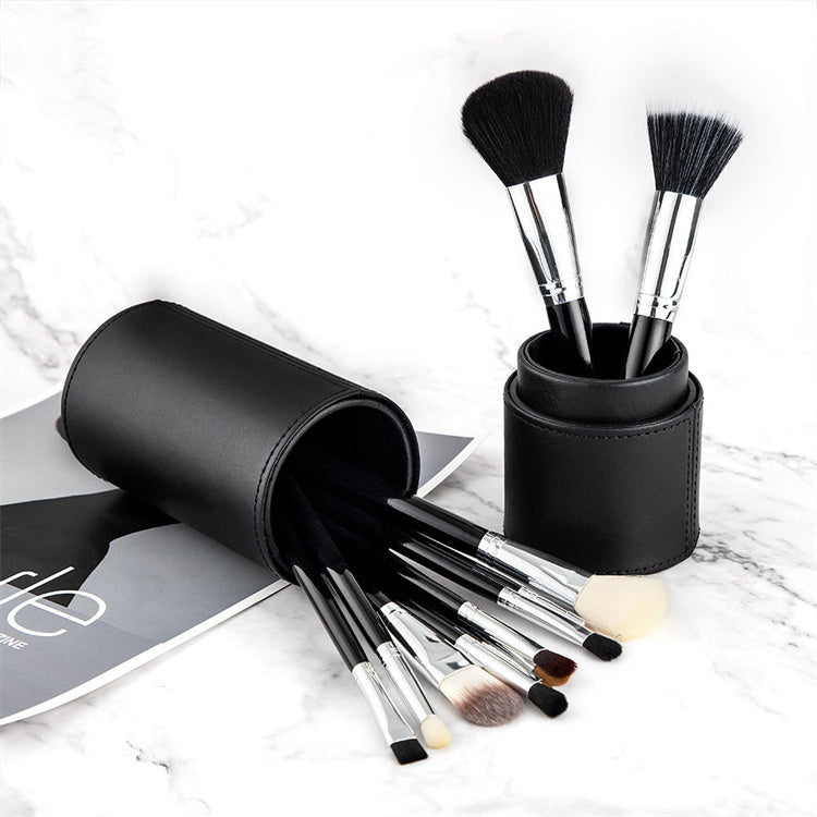 HZM Box-Verpackung High-End-Privatlogo Einzigartige Smudge Beauty Schwarze Diamant-Make-up-Pinsel für das Make-up