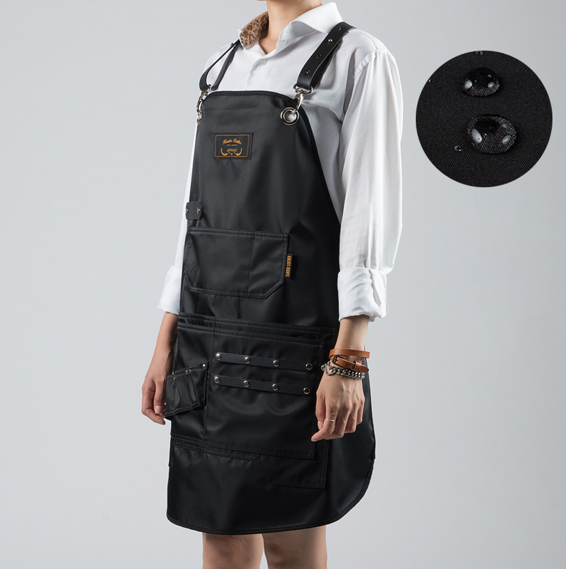 Waterproof Barber Shop Restaurant Baking Beauty Salon Painting House Kitchen Accessories Cleaning Tools Uniform Pocket Apron
