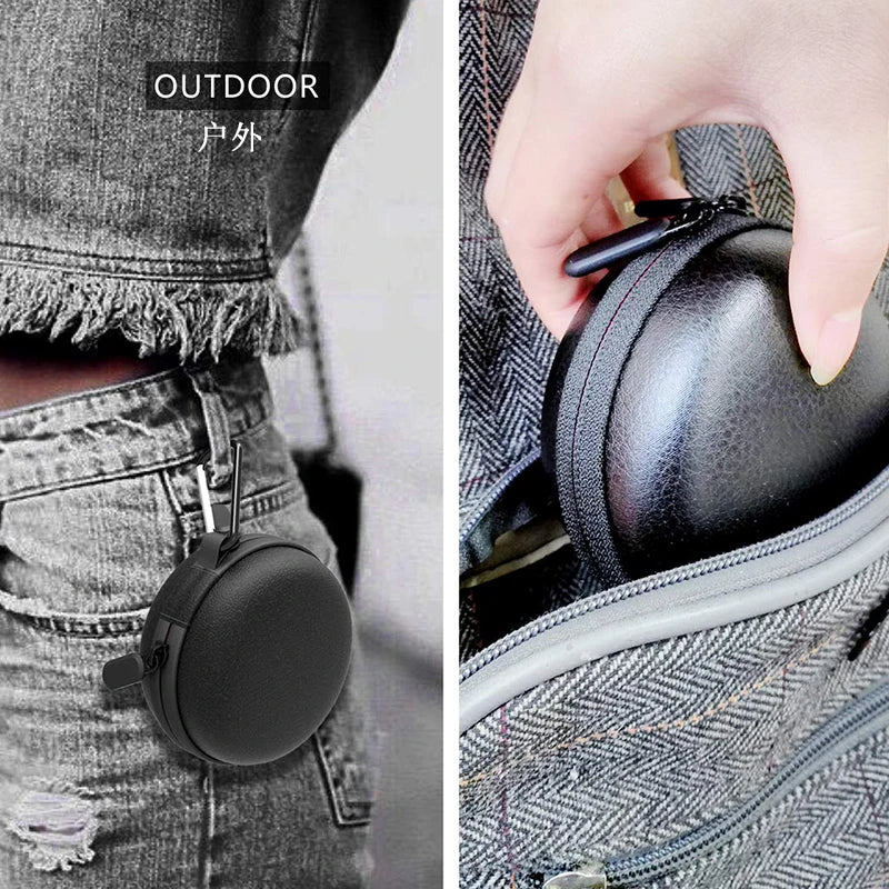Estuche rígido de transporte con cremallera para cargador portátil de Samsung Galaxy Watch 3 4 5 46mm y Gear S3, funda protectora tipo bolsa