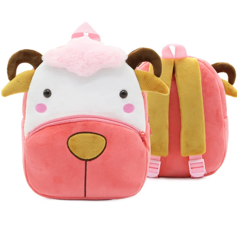 Cartoon Plush Children Backpacks Kindergarten Schoolbag Animal Kids Backpack Children School Bags Girls Boys Backpacks