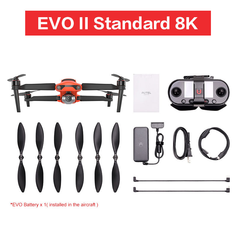Dron profesional Autel Robotics EVO 2 con cámara 8K HD, GPS, batería de 7100 mAh y disparo por gestos