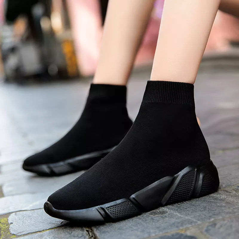 MWY Socks Running Shoes Women's Sneakers Sports Shoes for Women Man Breathable Casual Elasticity Platform Vulcanize Ankle Boots