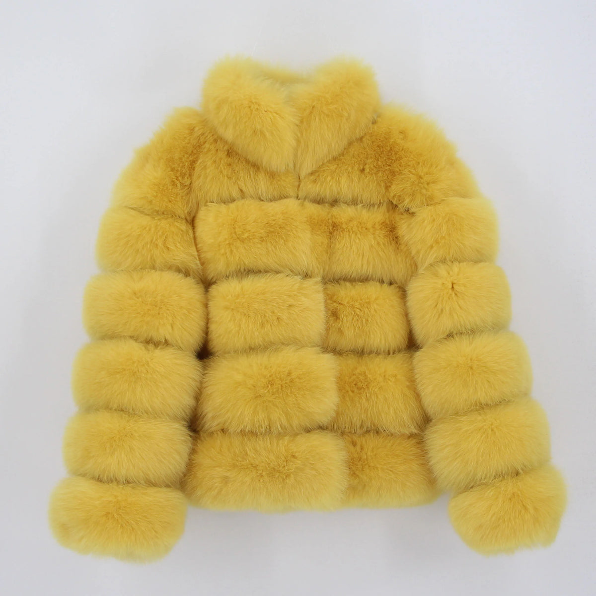 Pink Java QC8139 New Arrival Women Winter Thick Fur Coat Real Fox Fur Jacket High Quality Fox Coat Stand Collar Outfit Luxury