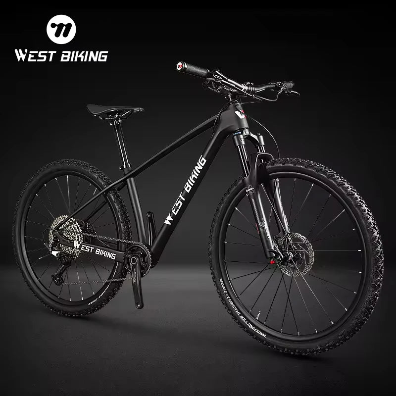 Bicicleta de montaña WEST BIKING de 27.5 pulgadas, alta calidad, ligera, con suspensión eficiente, nuevo diseño y 11 velocidades.