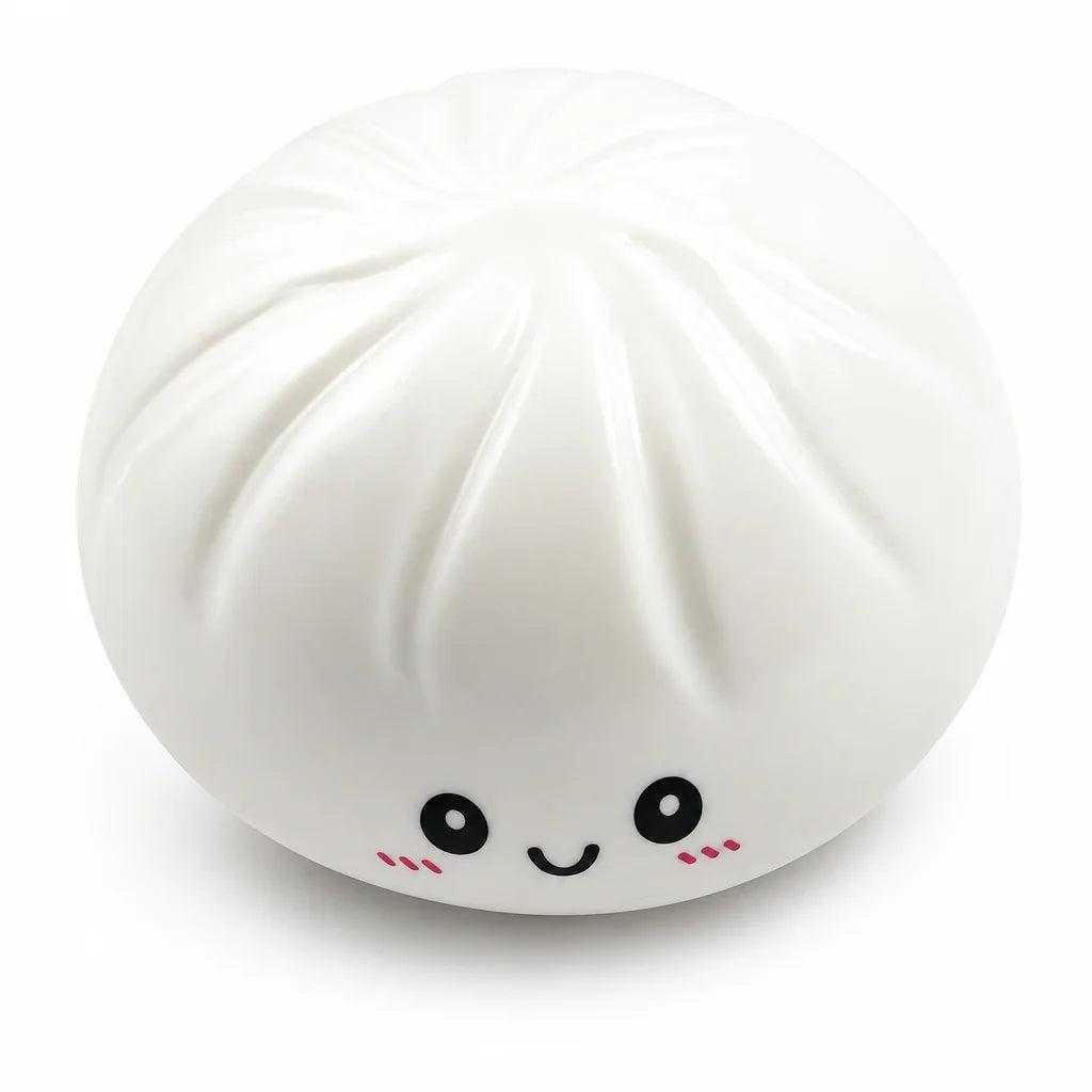 25cm Jumbo Rainbow Steamed Dumpling Squishy Stress Toy with Steamer
