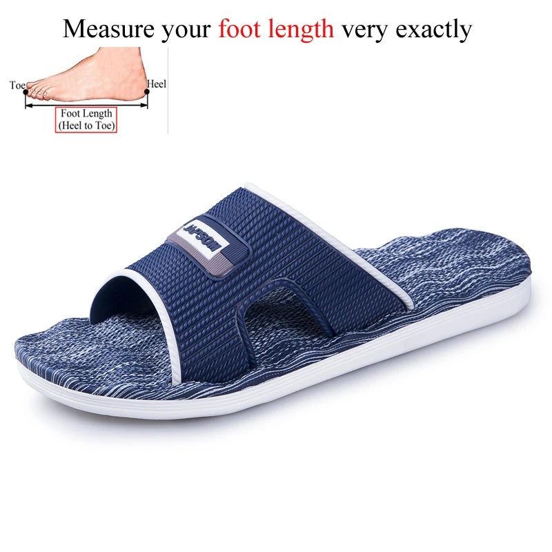 Zapatillas de casa de verano para hombre, sandalias suaves de interior, calzado de hogar para mujer, pantuflas para baño, habitación, dormitorio e invitados, talla grande 48 49