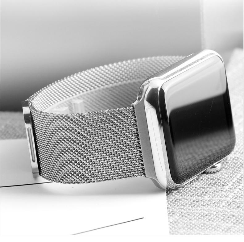 Pasek do zegarka Apple Watch Milano Loop – szary