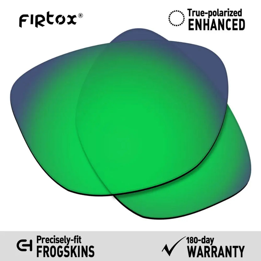 Firtox True UV400-polariserade ersättningslinser för Oakley Frogskins OO9013 solglasögon (endast kompatibla linser) - flera färger