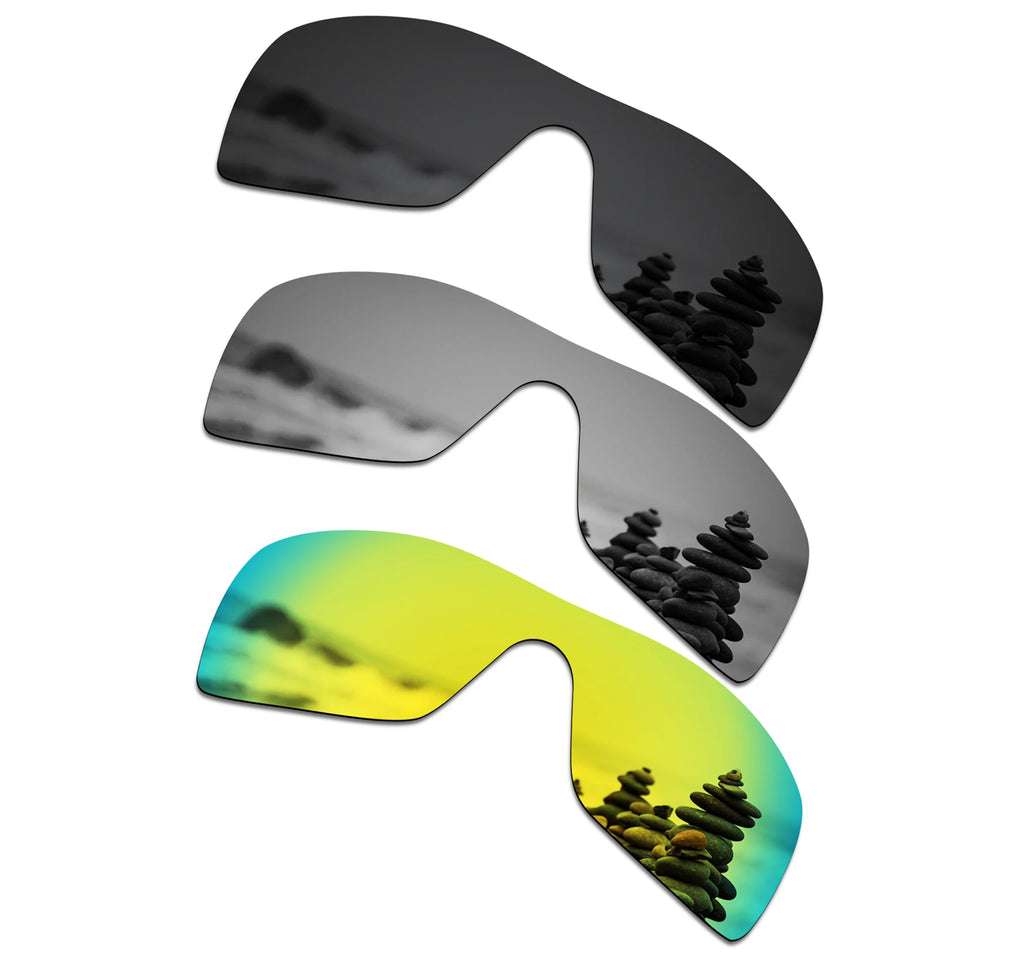 SmartVLT Polarized Replacement Lenses for Oakley Batwolf Sunglasses - Multiple Options