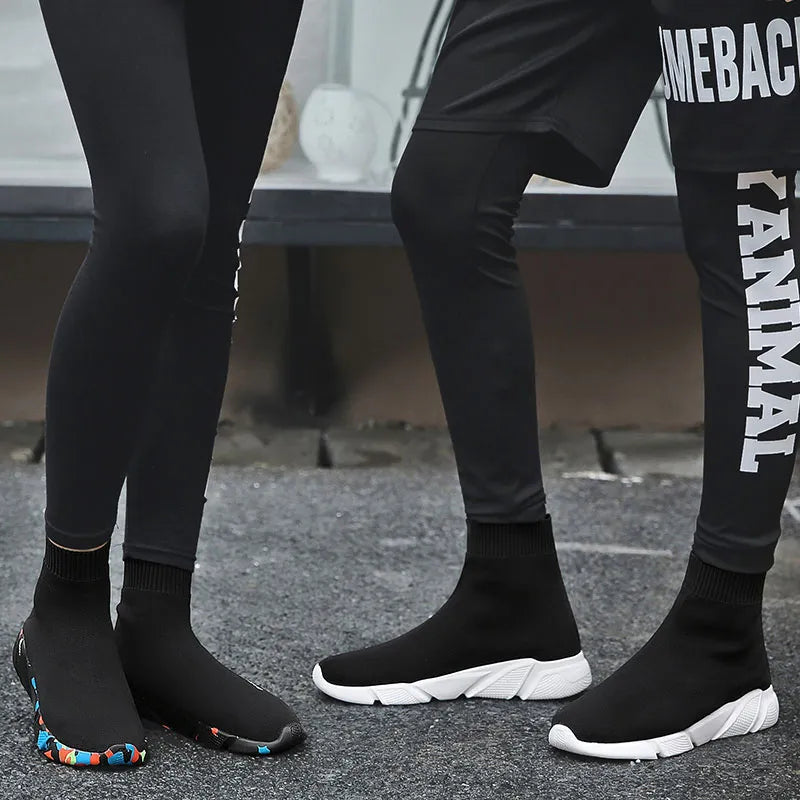 MWY Socks Running Shoes Women's Sneakers Sports Shoes for Women Man Breathable Casual Elasticity Platform Vulcanize Ankle Boots