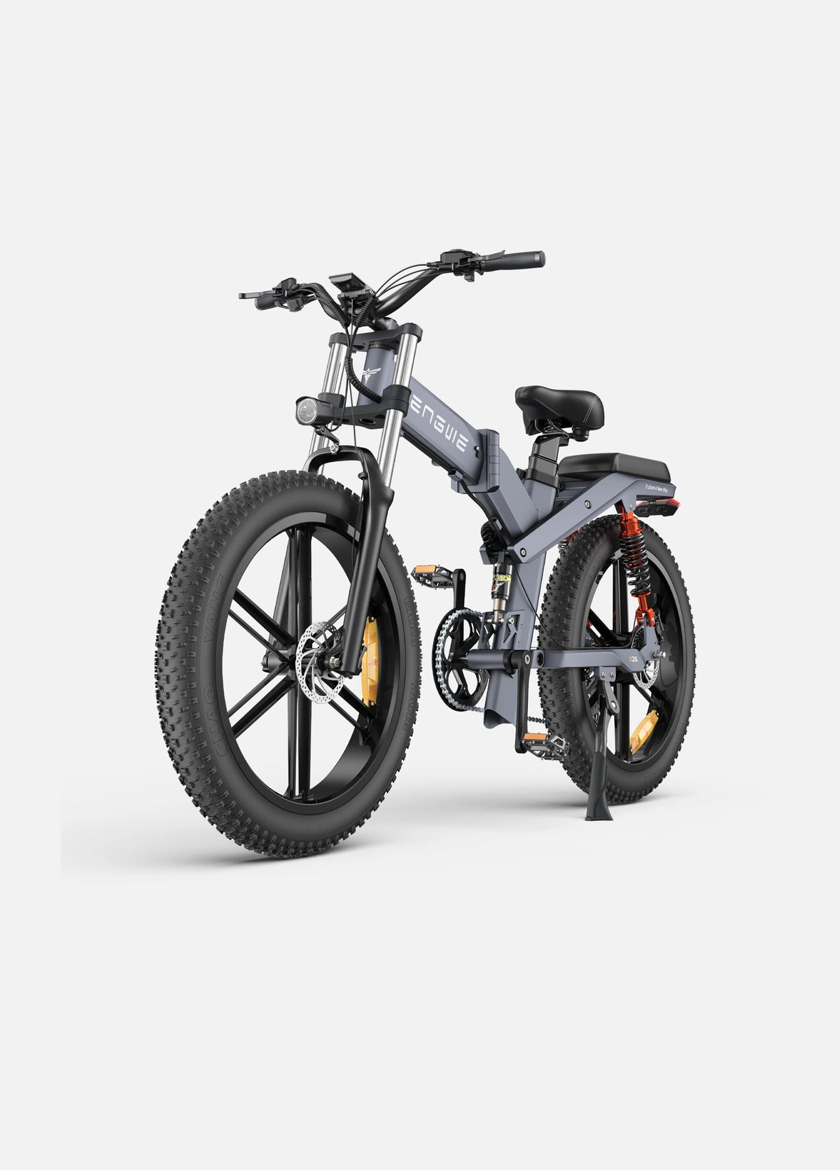 Bicicleta eléctrica ENGWE X26 de doble batería, neumáticos gruesos, 50 km/h, motor de 1000 W, freno de disco hidráulico, para caminos todoterreno, bicicleta eléctrica de montaña